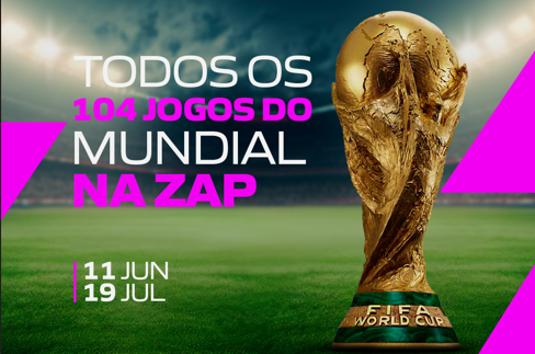 ZAP vai transmitir todos os jogos do Mundial FIFA 2026